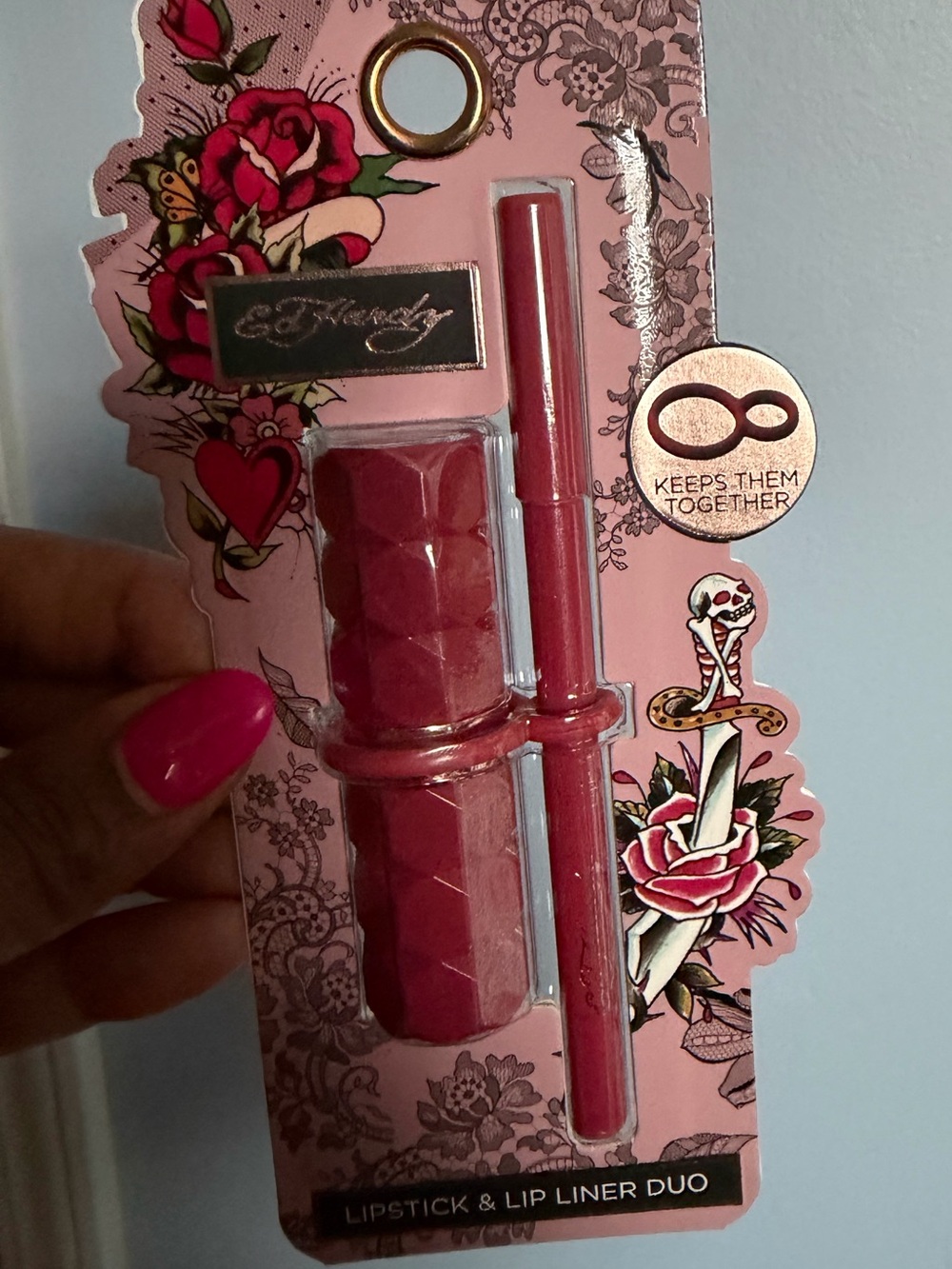 Ed Hardy Lipstick and Lip Liner